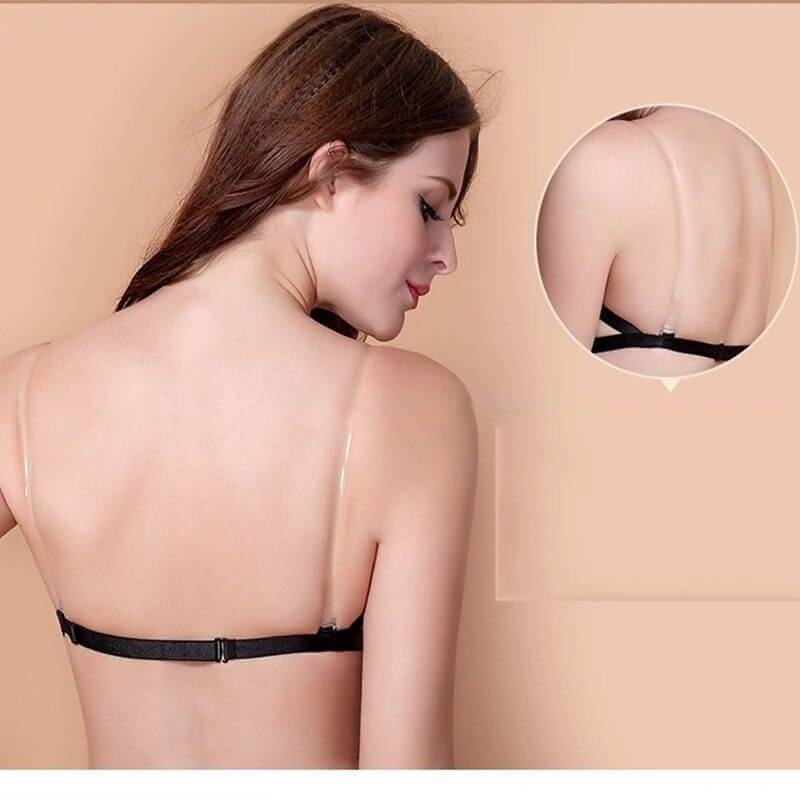 Clear & Invisible Transparent Straps Bra