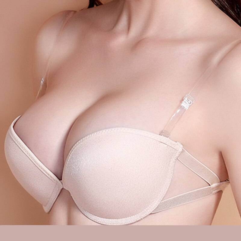 Clear & Invisible Transparent Straps Bra