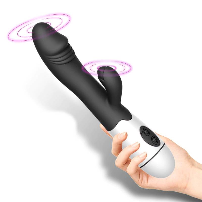 USB Rechargable Rabbit Vibrator for Women