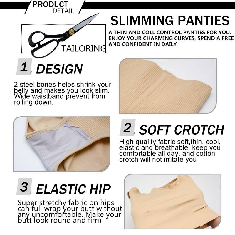 Magic Body Shapewear Women High Waist Slimming Control Panties Briefs Lady Corset Underwear Waist Trainer Butt lifter Panties