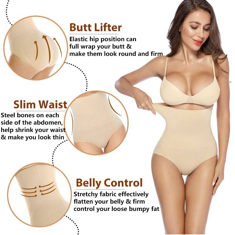 Magic Body Shapewear Women High Waist Slimming Control Panties Briefs Lady Corset Underwear Waist Trainer Butt lifter Panties