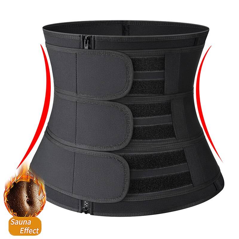 Neoprene Sweat Waist Trainer Body Shaper Tummy Corset Slimming Belt Shapewear Weight Loss Belly Band Sports Girdles Workout Belt