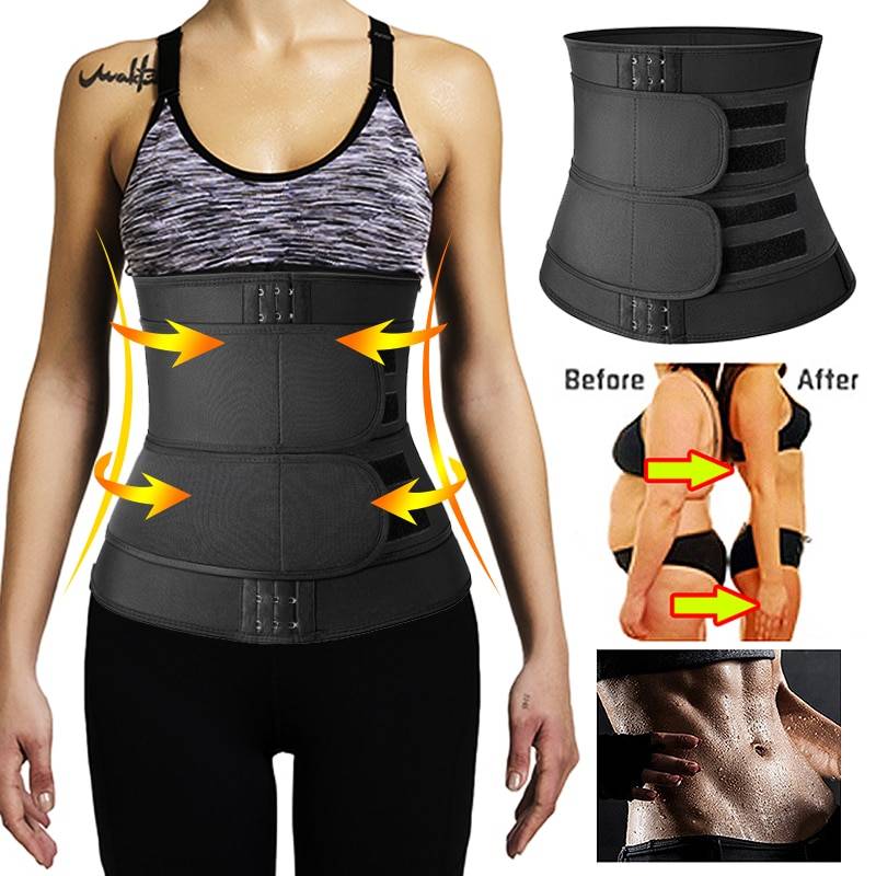 Women Waist Trainer Neoprene Body Shaper Belt Slimming Sheath Belly Reducing Shaper Tummy Sweat Shapewear Workout Shaper Corset