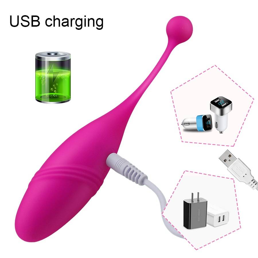 USB Rechargeable Panties Wireless Remote Control Vibrator for Women
