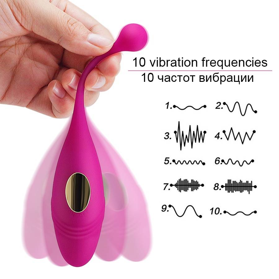 10 Vibration Modes Wireless Remote Control Vibrator for Women