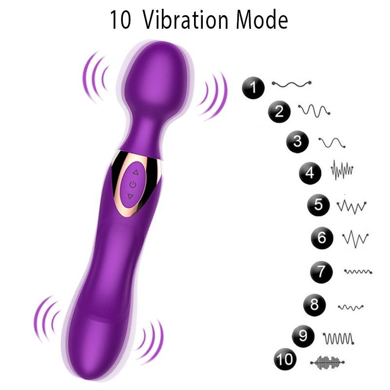 10 Speeds Powerful Vibrators for Women Magic Wand Body Massage