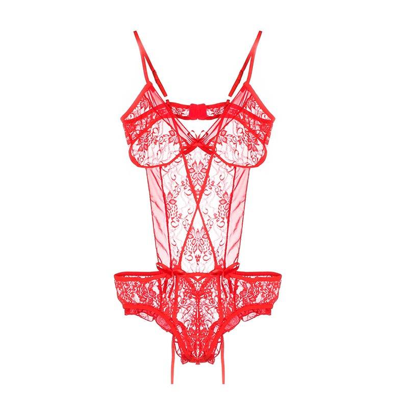 Sexy Erotic Red Lace Newest Fashion Lingerie for Women