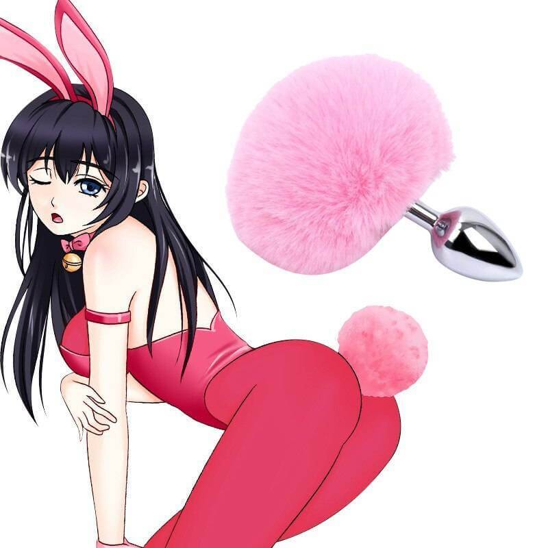 Bunny Tail Butt Plug Anal Sex Toy for Woman Men Gay