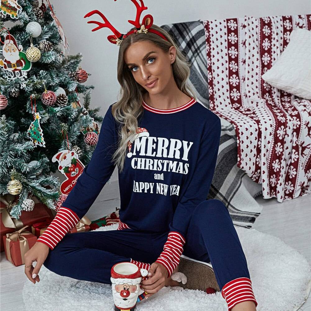 Womens Christmas Pajamas 2 Piece Set - Plus Size Available