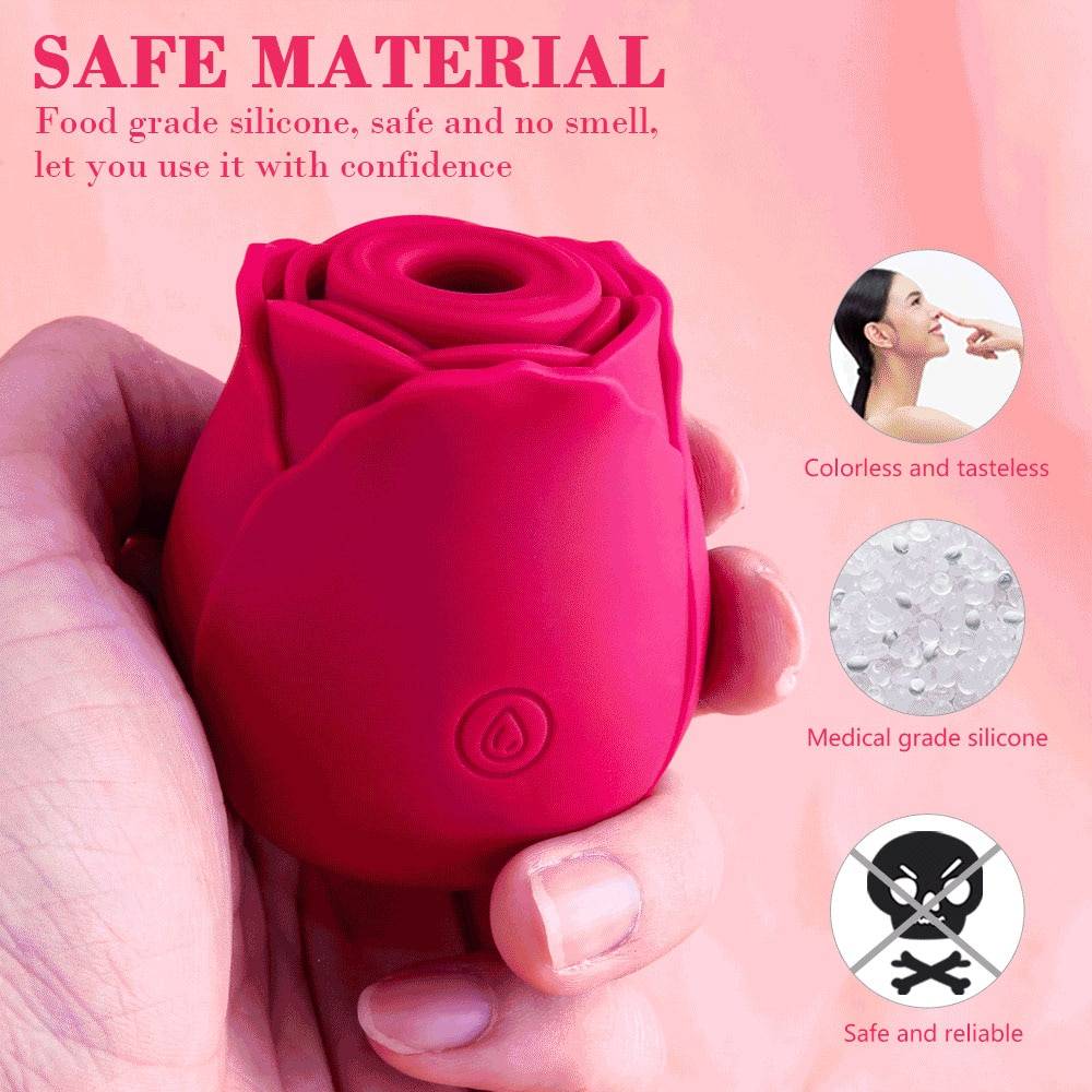 Rose Flower Sucking Vibrator for Women