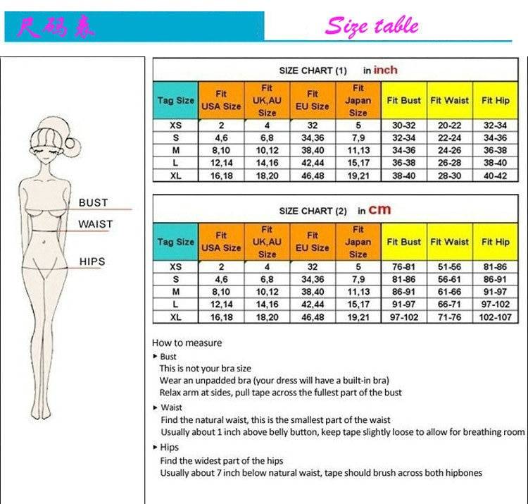 Halter Neck Bandage Padded Push Up Bikini Set For Women Size Guide