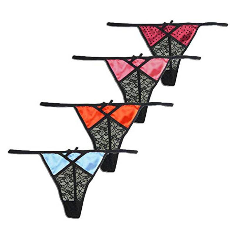 4 Color Sexy G-string Panties for Women