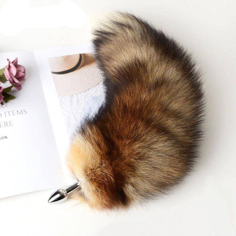 Squirrel Tail Butt Plug Sex Toy for Women