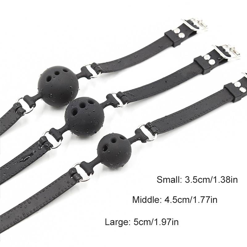 Open Mouth Gag Ball For Women & Couples Sex Games in 3 Different Sizes