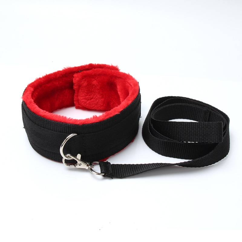 SMLOVE Sex Handcuffs Collar Whip Gag Nipple Clamps