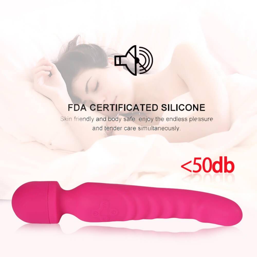 Ultra Soft Heating Vibrator G Spot Massager for Women - 100% Waterproof & Rechargeable