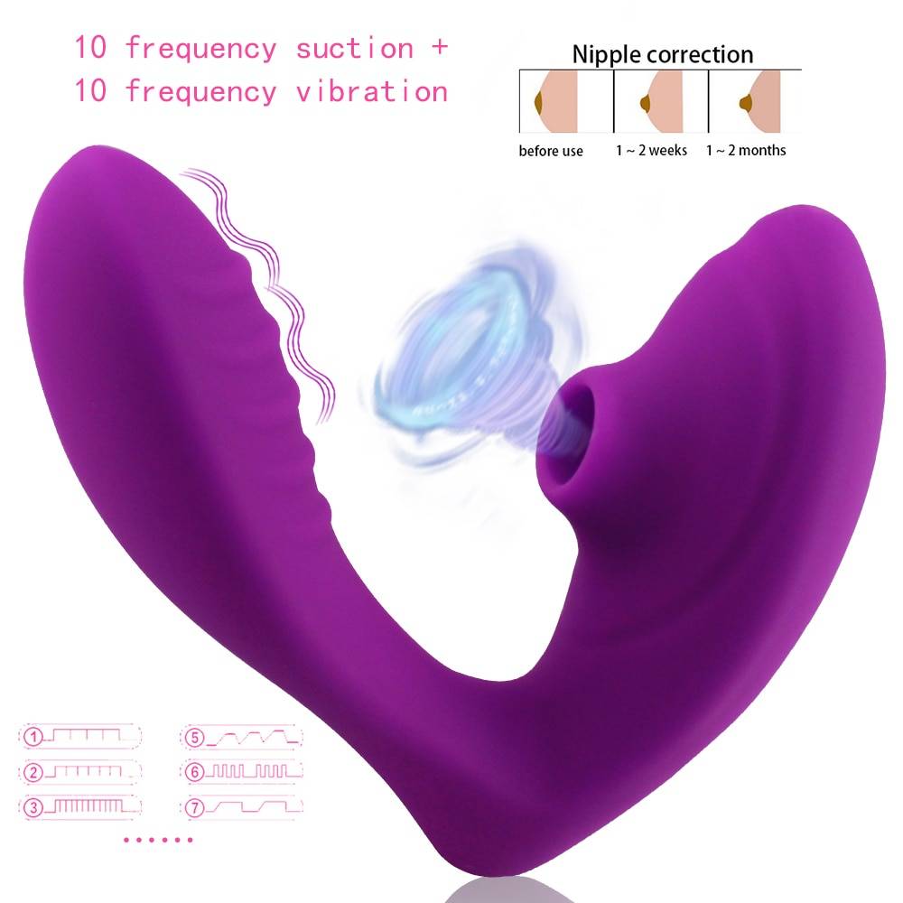 Vagina Sucking 10 Speeds Vibrator Oral Sex Toy for Women Sexual Wellness