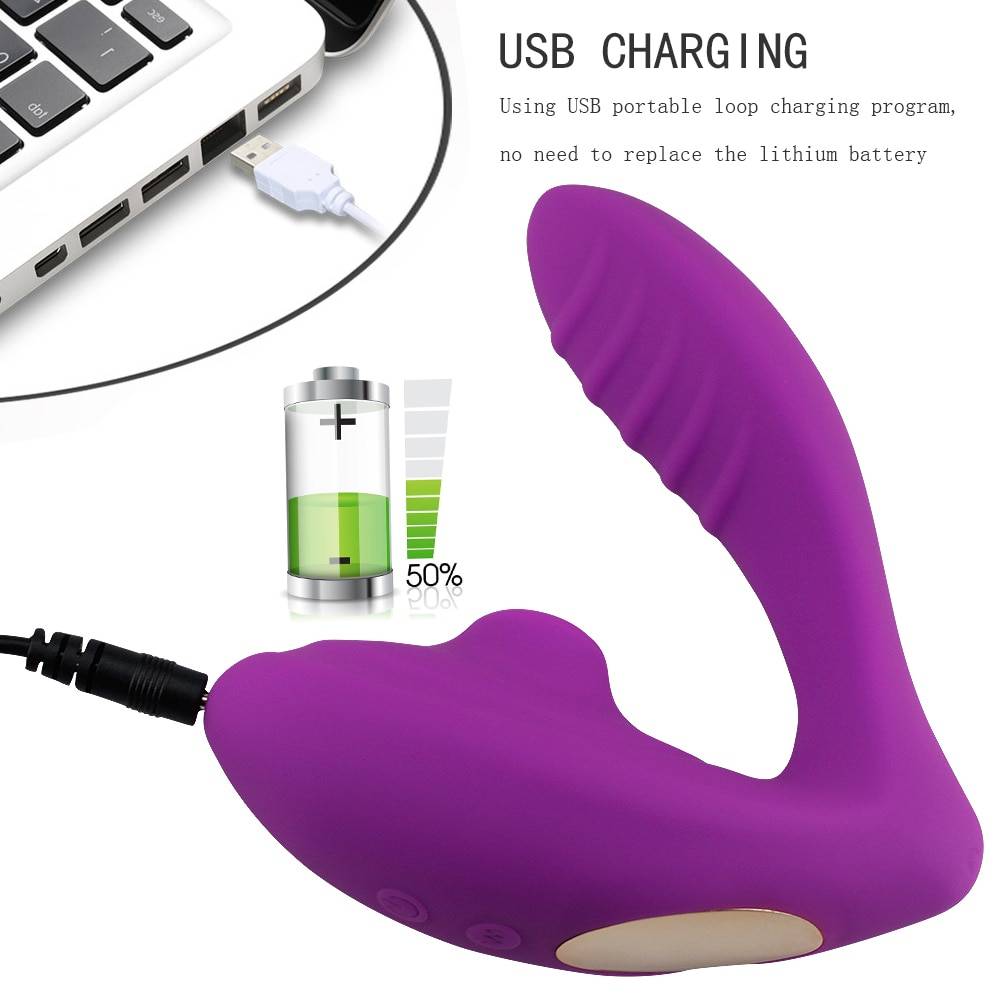 10 Speeds Vagina Sucking USB Rechargeable Vibrator for Women