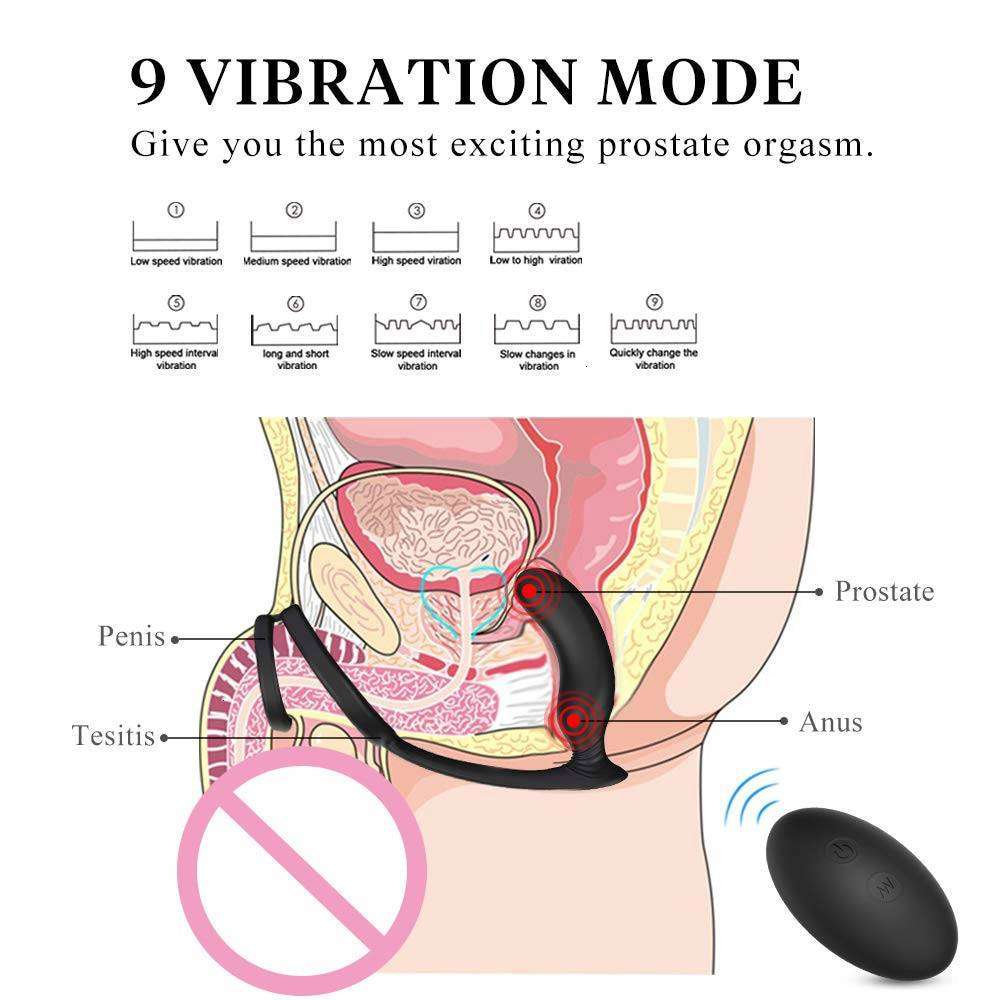 Wireless Remote Control Vibrator For Men