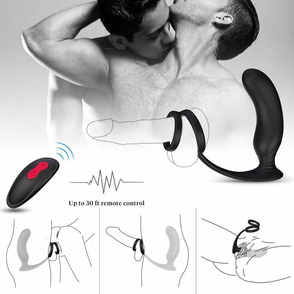 Male Vibrators 9 Vibration Mode Wireless Remote Control