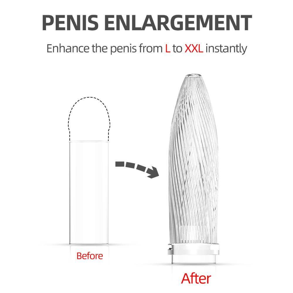 Reusable Condoms - Penis Enlargement Condoms (3pcs)