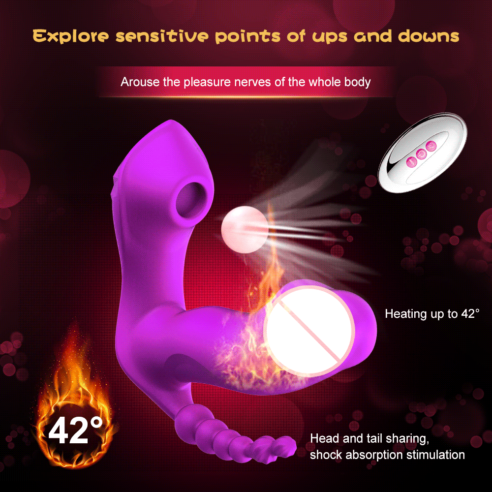 3 IN 1 Sucking Vibrator for Women
