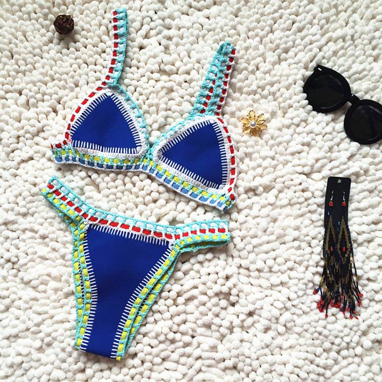 Micro Bikini Swimwear Bathing Suit Swimsuit Blue