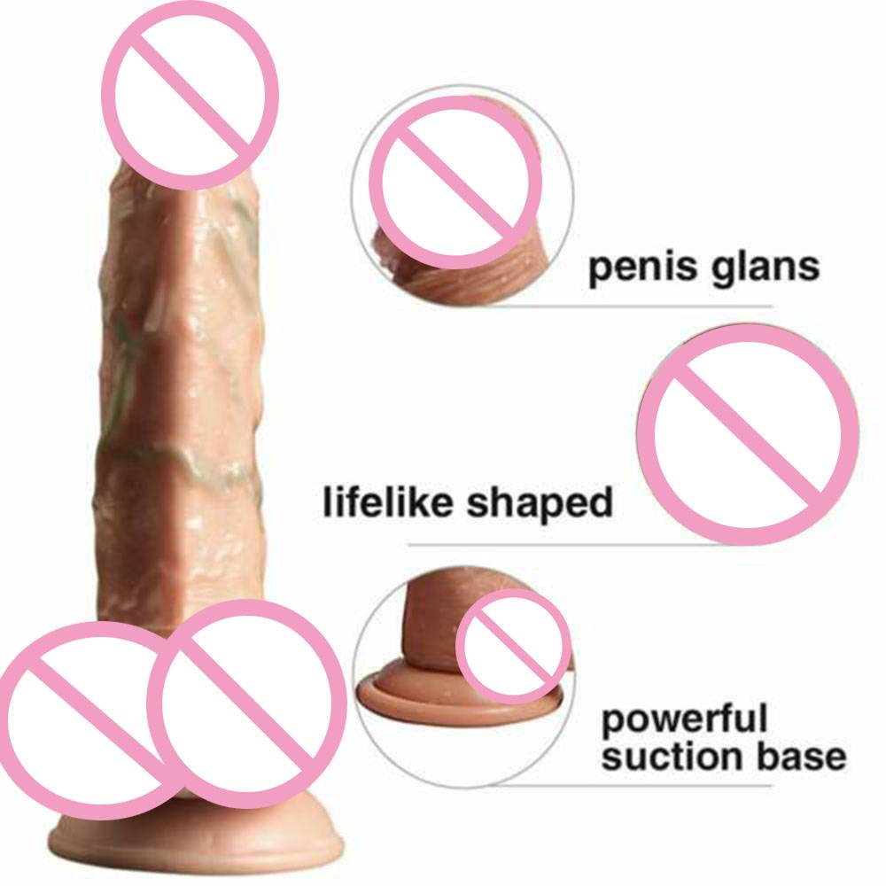 Realistic Penis Dildo Vibrator G-spot Massager Sex Toy for Women Masturbation