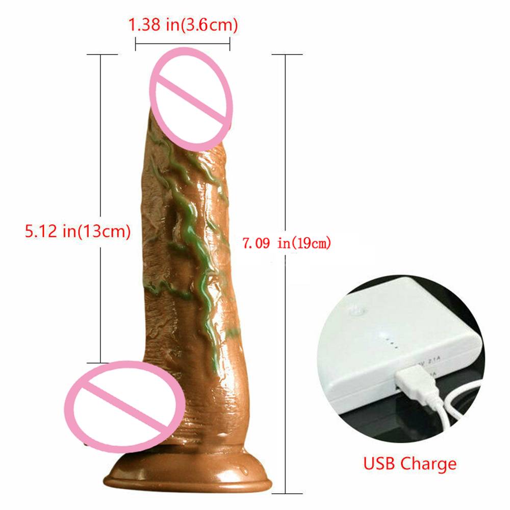 Realistic Penis Dildo Vibrator G-spot Massager Sex Toy for Women Masturbation