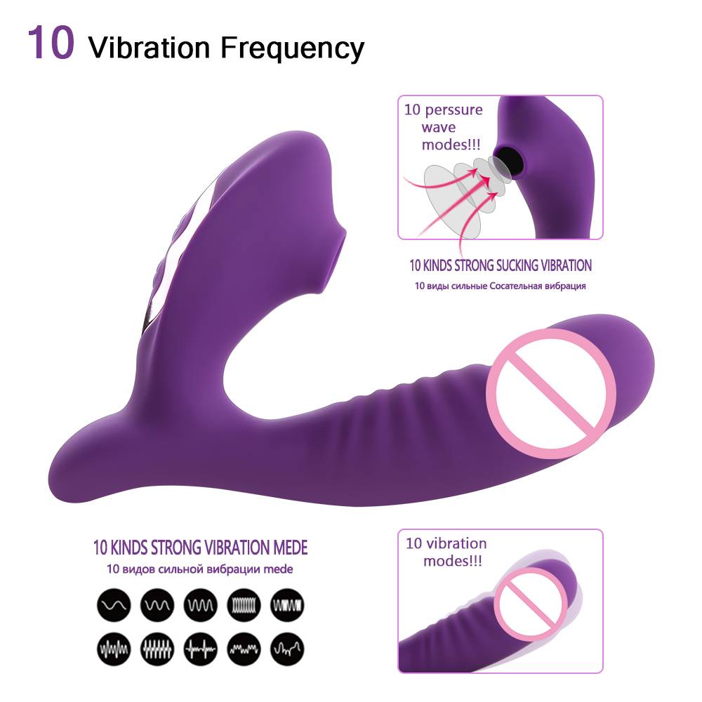 10 Speed Vibrator Oral Clitoris Stimulator Sex Toy for Woman Masturbation
