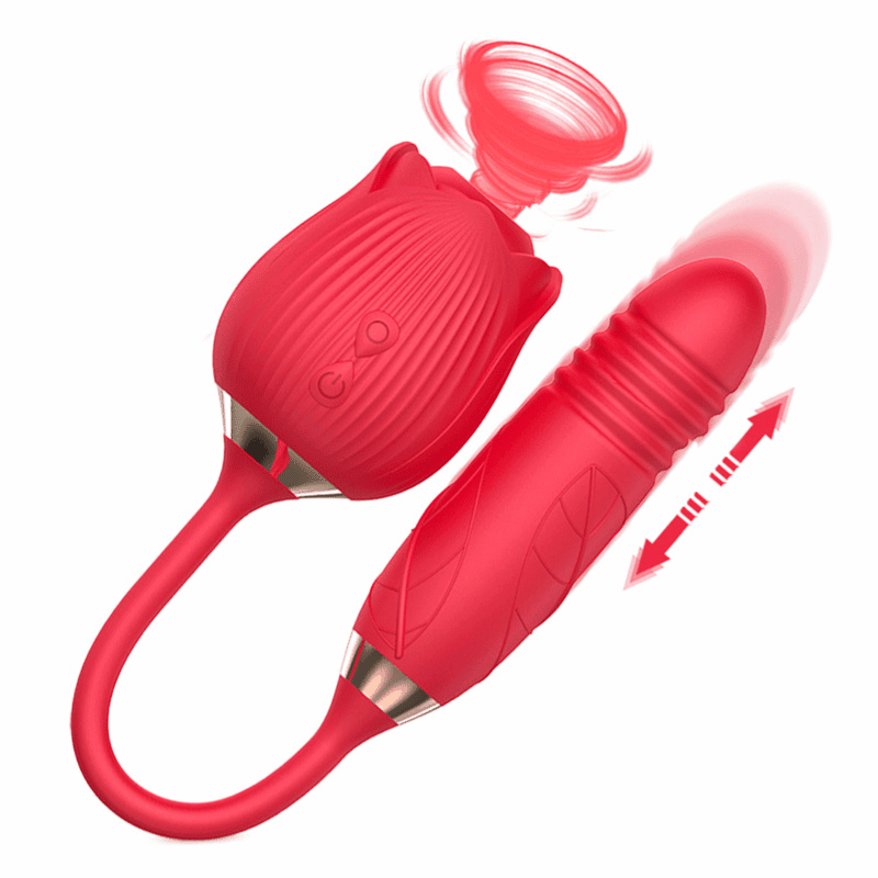 Sucking Trusting Dildo Vibrator for Women