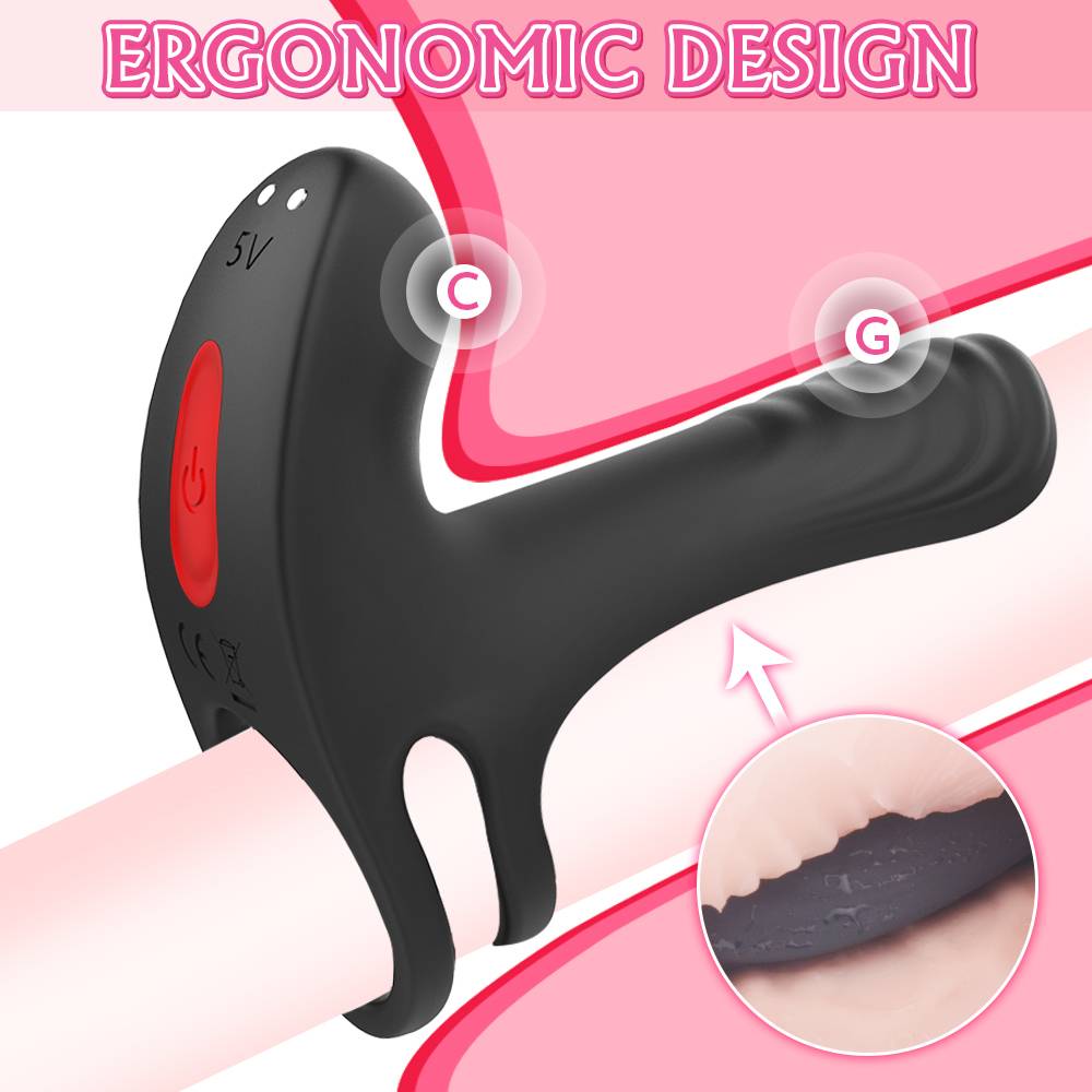Vibrating Cock Ring Dual Penis Ring Premium Stretchy Cock Ring Longer Harder Stronger Erection Enhancing Sex Toys For Couples