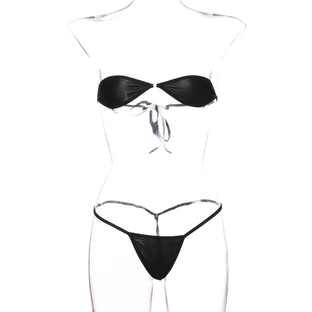 New Women Sexy Lingerie Mini Bikini Bra Micro G-string Thong Underwear Swimwear Bathing New Swimsuit Bikini Set