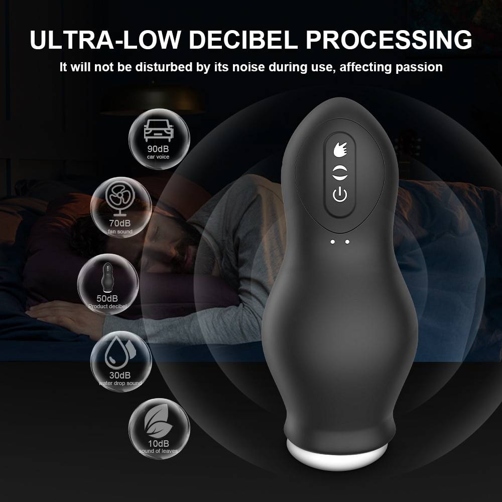 Oral Vaginal Penis Vibrator Sex Toy for Men Masturbation Cup Blowjobs Machine