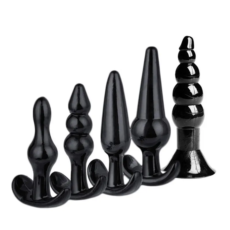 4/5/7/8Pcs/Set Silicone Butt Plug Dildo Masturbation Anal Plug Vaginal Plug Sex Toys Combination Anal Bead Dilator Toys for Gay